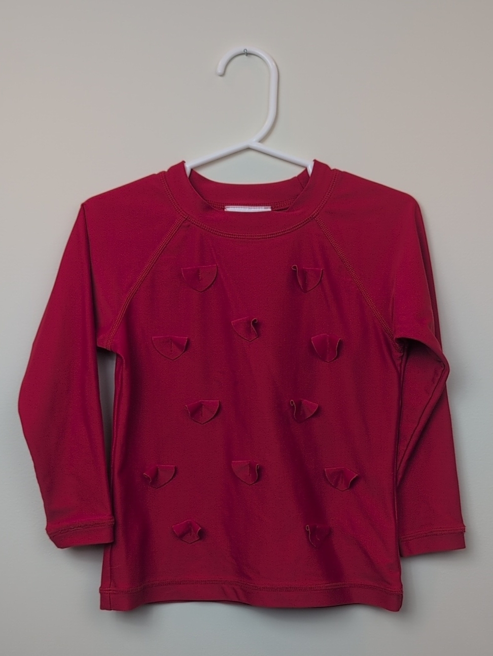 Hanna Andersson Red Rash Guard 90cm/3T